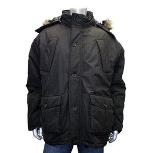 🆕 BLACK WINTER PUFFER JACKET - MEN - LARGE
